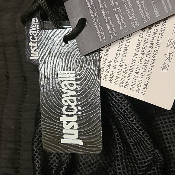 🩳🩳🩳Just Cavalli Beachwear Men's Logo Swim Trunks Size XXL - Picture 9 of 14